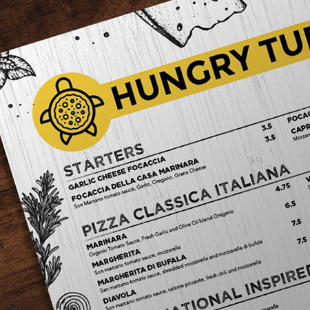 Hungry Turtle Menu